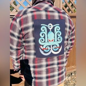 Kraken Upcycled Flannel